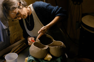 Almerinda Gillet ceramics at the hom market