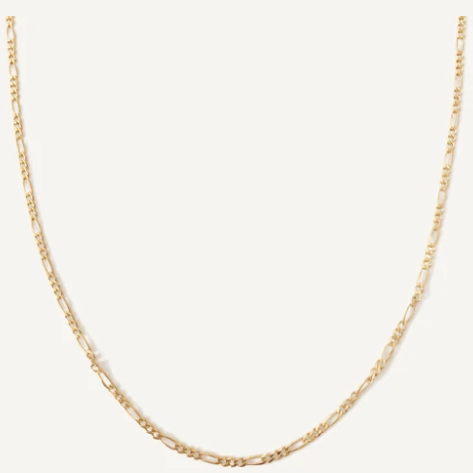 Rope Chain Necklace 14K Gold - Kinn 18