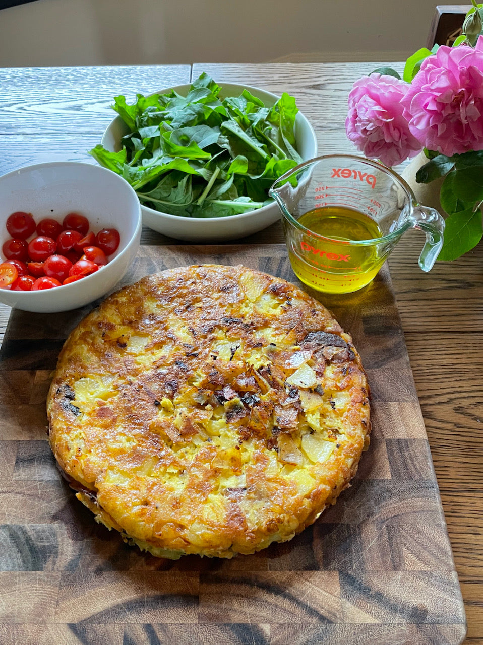 the perfect brunch—Spanish omelette