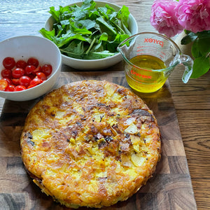 the perfect brunch—Spanish omelette
