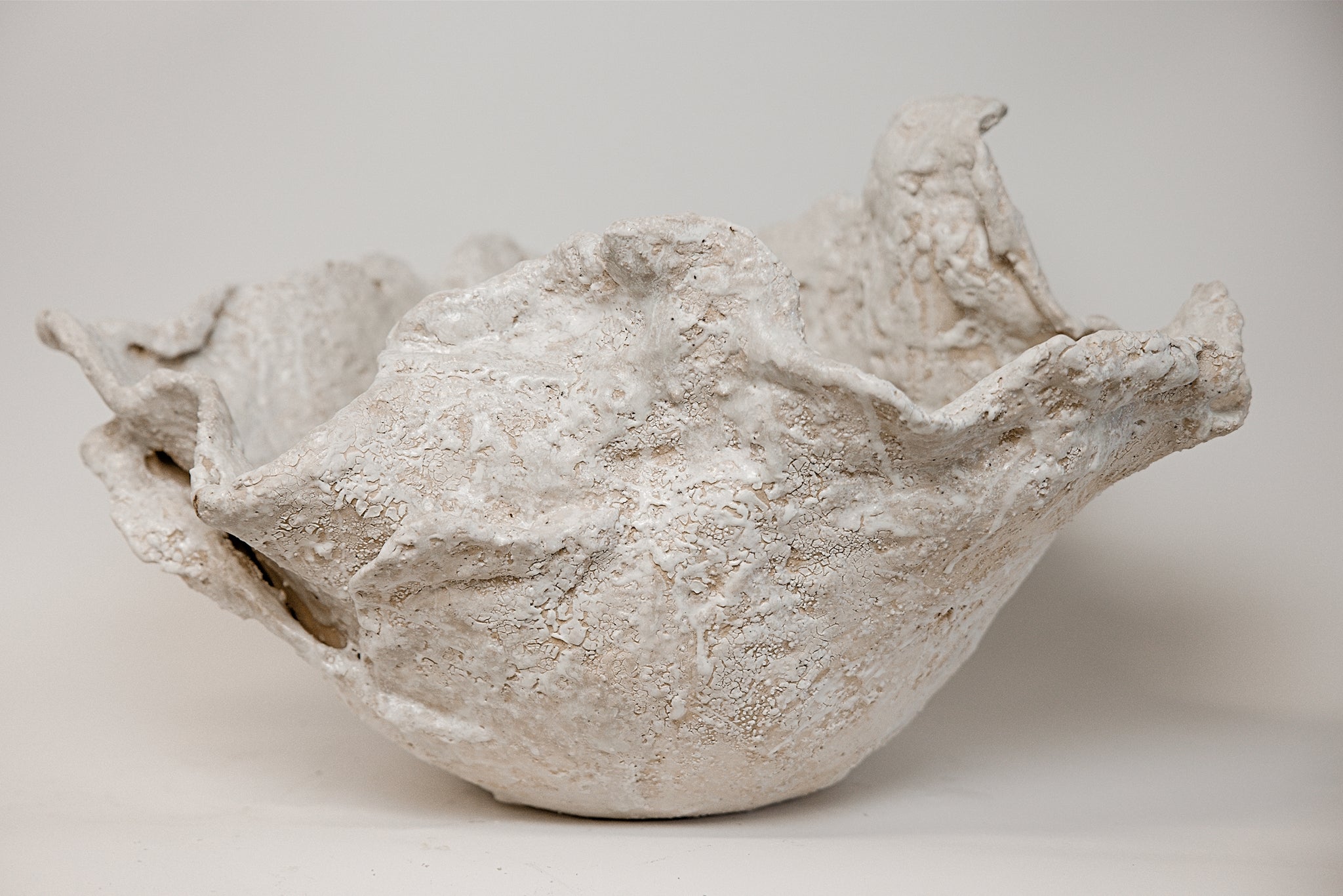 White Reef Series Open Vessel | XLarge | The Shine Studios