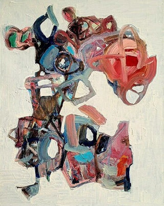 Abstract Expressionist Oil Painting "Congrats to Me, Part 2 by Lynn Christian 2024