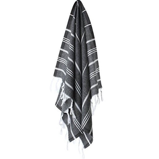 Black turkish towel 