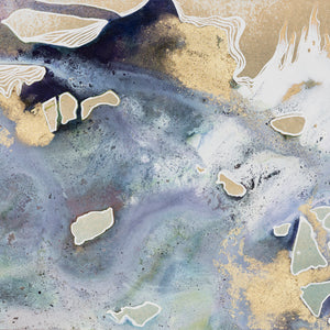 Caroline Bullock | Costa Sol 2  ink painting 