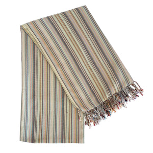 Casablanca Sustainable Striped Turkish Towel / Blanket - Soft Pink