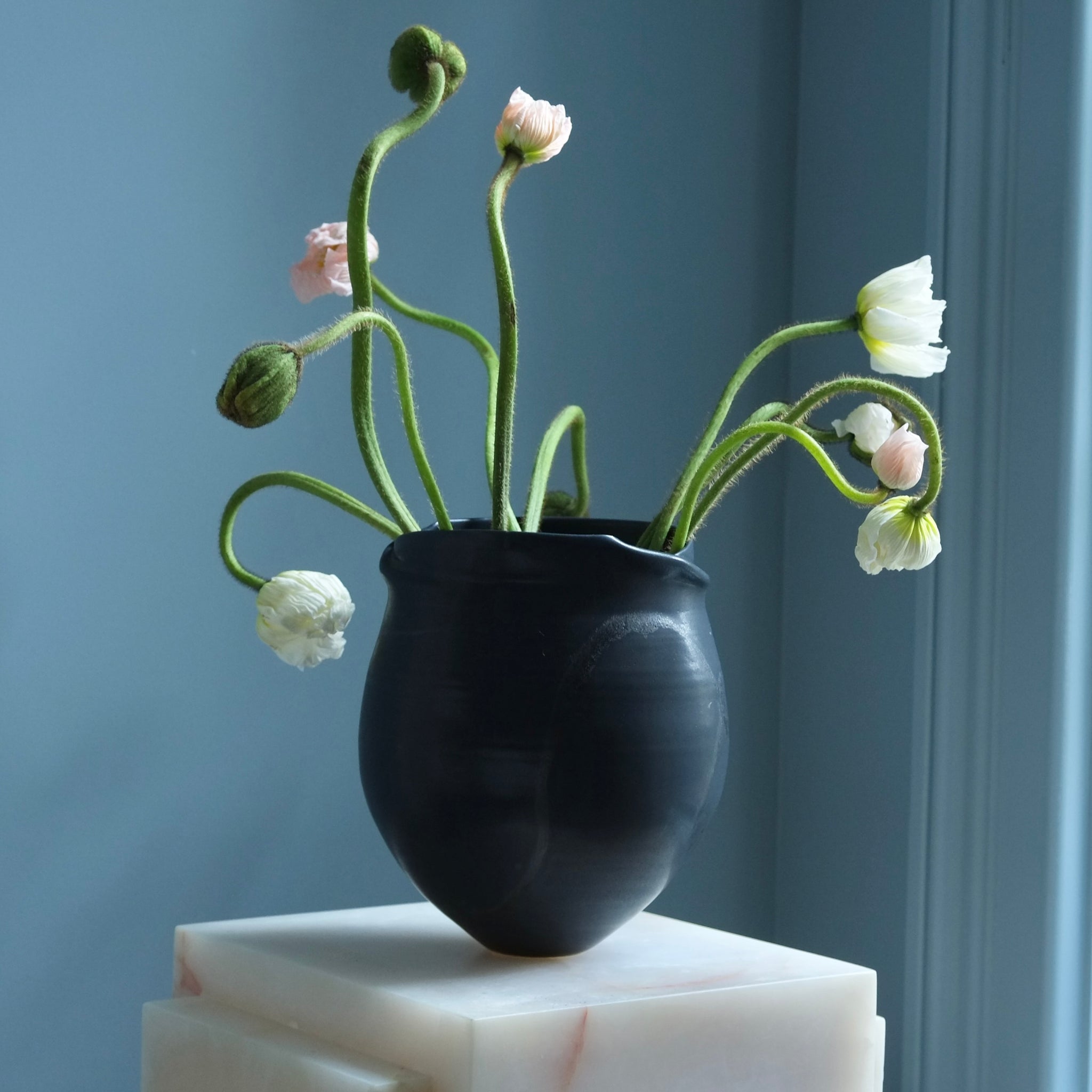 WrenLab Ceramics | Black Tulip Vase I