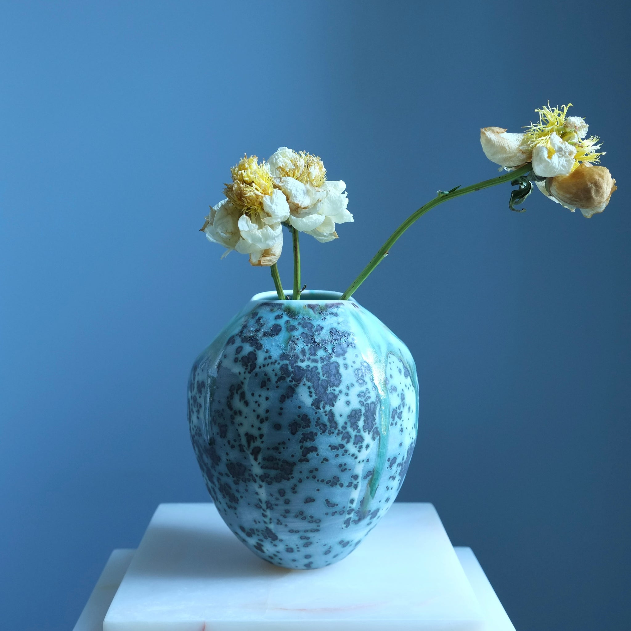 WrenLab Ceramics | Blue Phase Vase IV