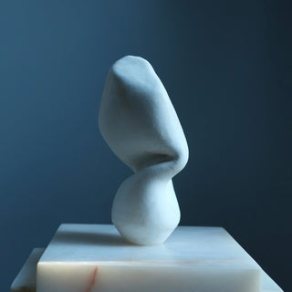 Abstract ceramic sculpture vessel (sold as a pair)