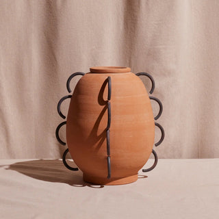 Terracotta + Iron Vessel