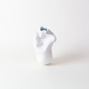 WrenLab Ceramics | White Distorted Heart Vase