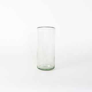 clear glass vase