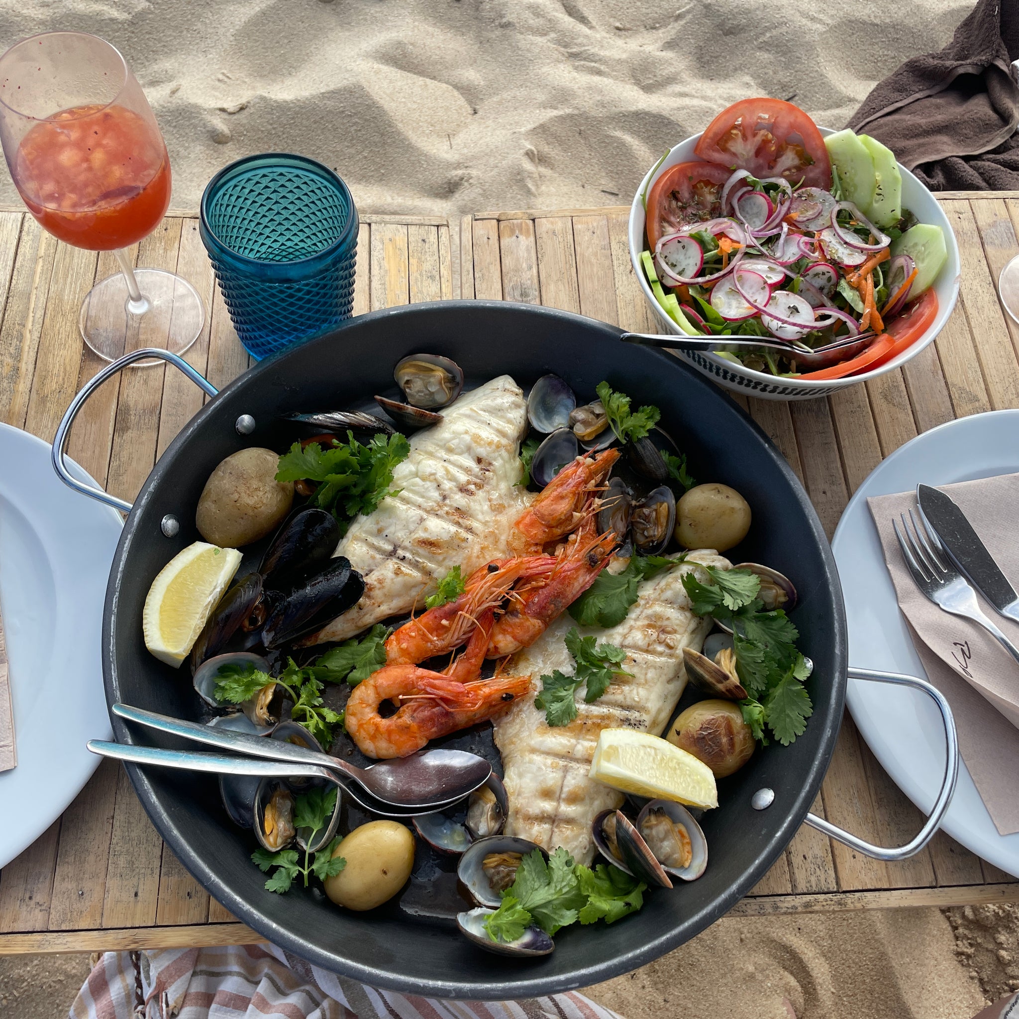 seafood at comporta cafe 