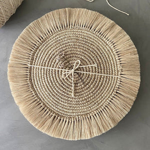 Tallo de Olivo Fringe Placemats, Set of 4