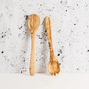 Olivewood serving spoons 