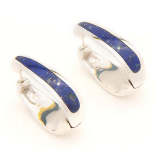 Sterling Silver  Lapis Lazuli Earrings