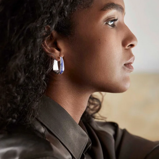 Sterling Silver  Lapis Lazuli Earrings