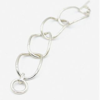 Sterling Silver chain toggle bracelet  by Luz Ortiz New York