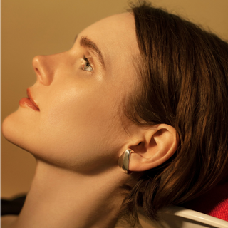 Sterling Silver sculptural Earring by Luz Ortiz New York
