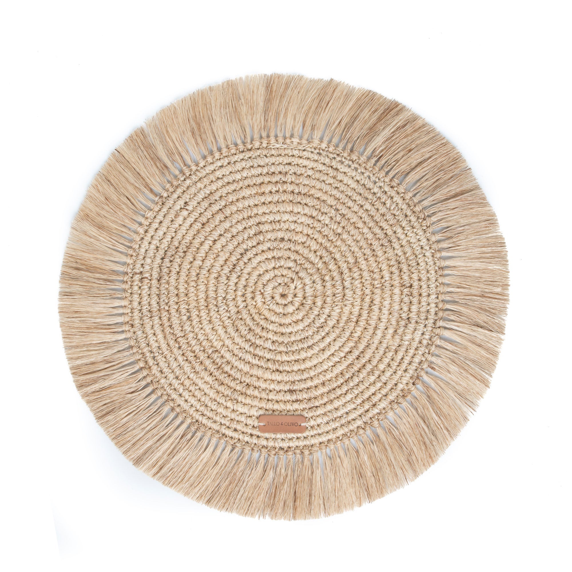 Tallo de Olivo Fringe Placemats, Set of 4