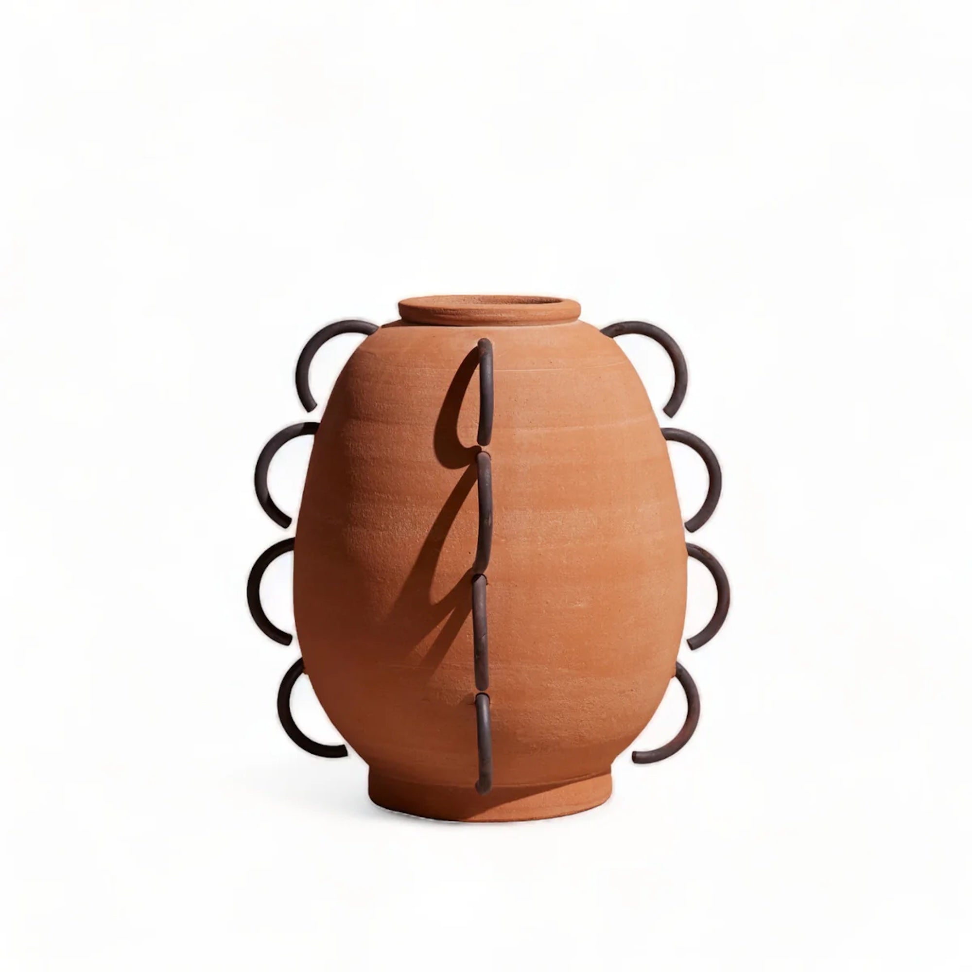 Terracotta + Iron Vessel