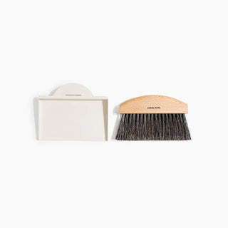 andree jardin mini brush and white dust pan 