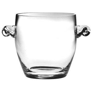 crystal ice bucket with handles 