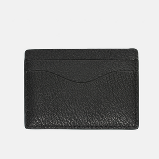 curated basics card wallet in black 