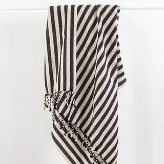 Turkish Zebra Striped  Bath / Beach Towel