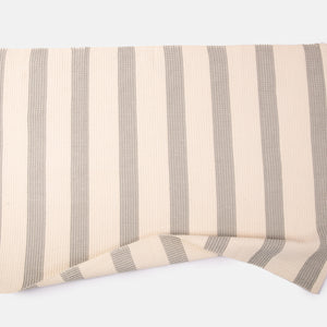 grey stripped tea towel 