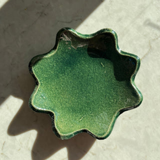 morgan_peck small scalloped dish in green 