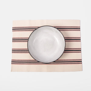stripped placemats 