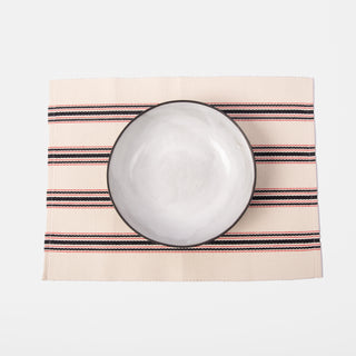 stripped placemats 