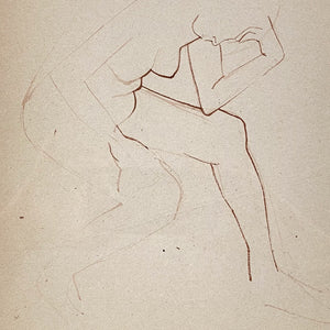 Nude Vertical sketch from France