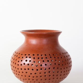 Oaxacan Red Clay Colander Pot Media 1 of 6