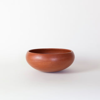 Oaxacan Red Clay Round Serving Bowls | Large