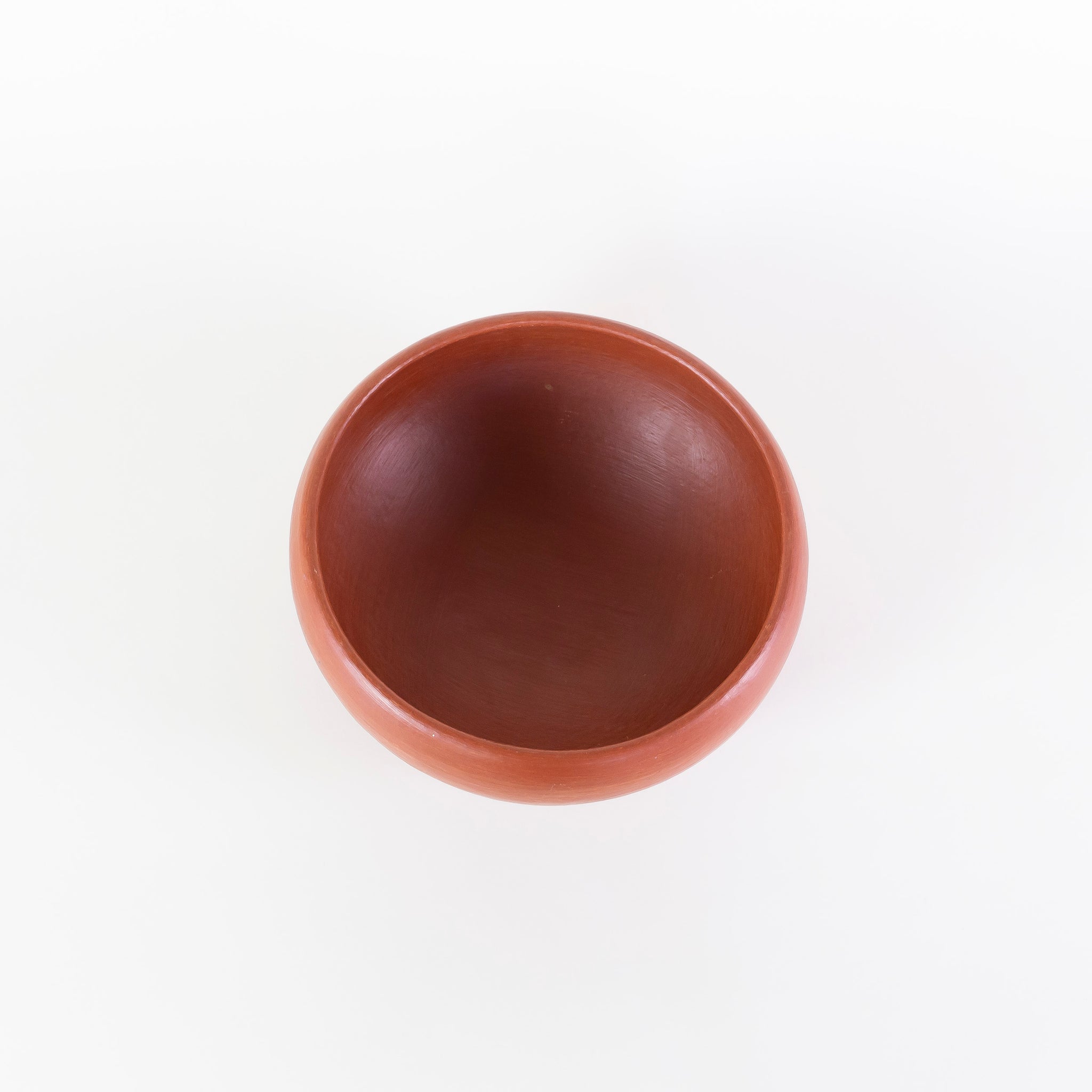 Oaxacan Red Clay Round Serving Bowls | Large