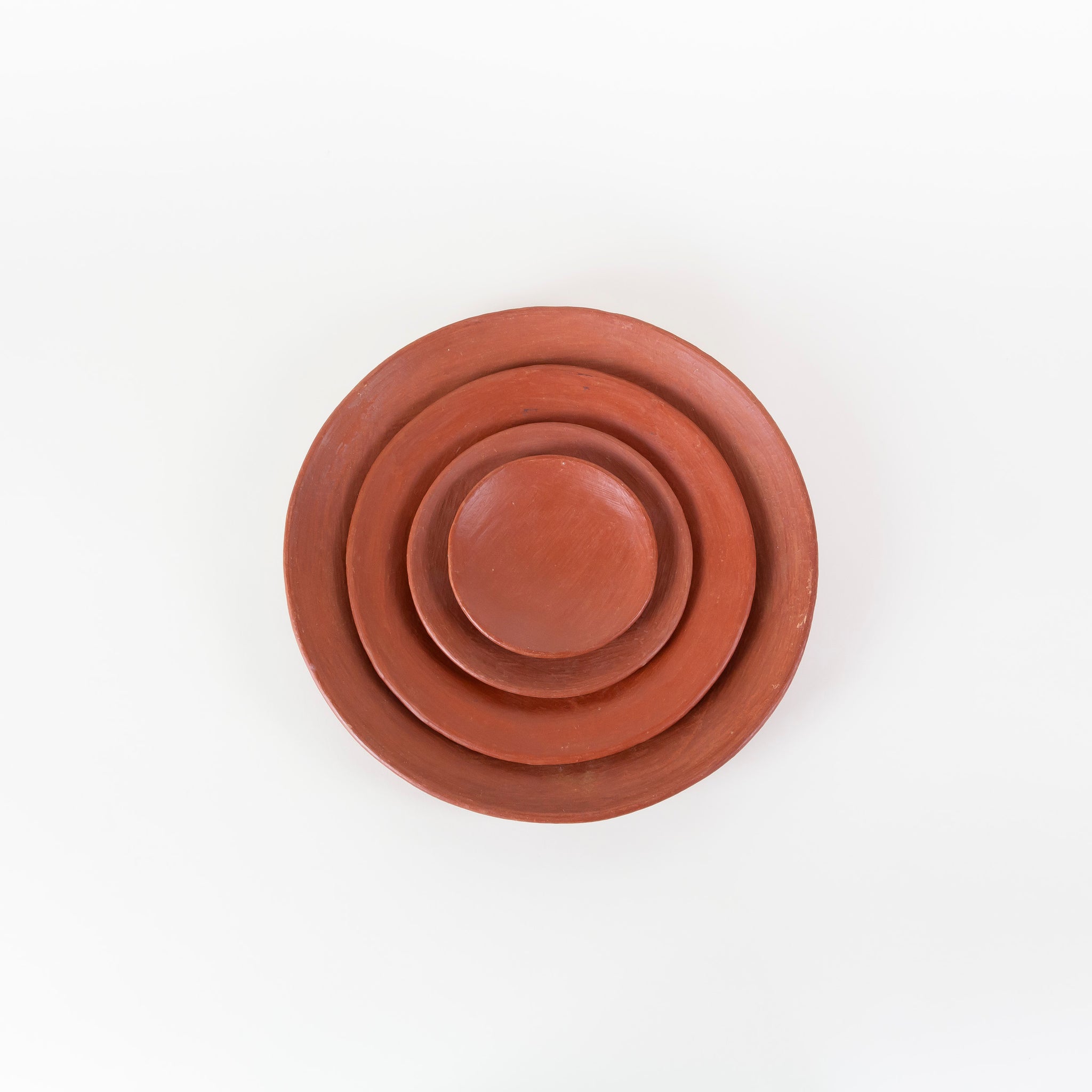 Oaxacan Red Clay Round Charger Plate