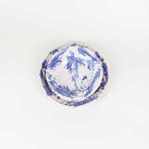 Blue Splatterware Pasta Dish | Italy