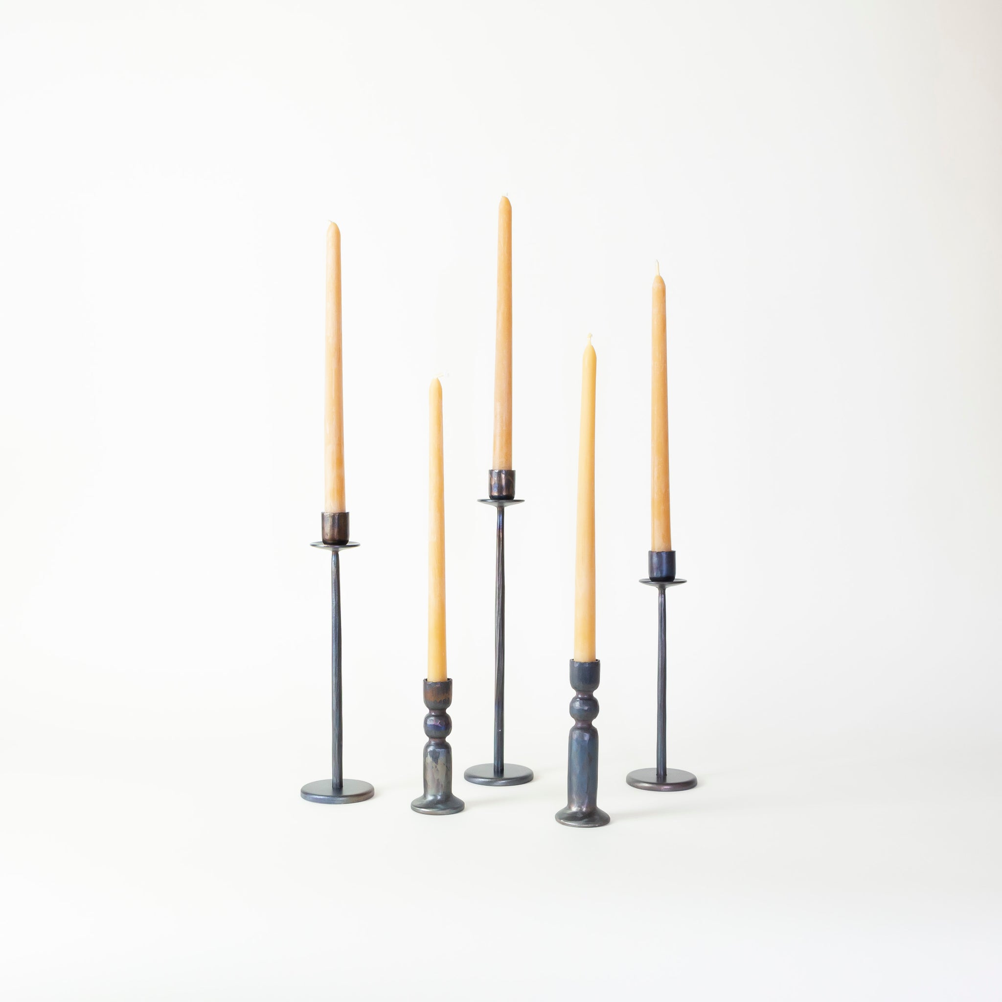 Iron Tapered Candleholders
