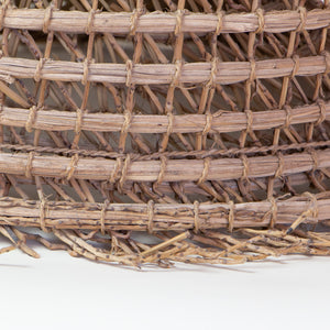 Vintage French Fishing Basket Pendant Light