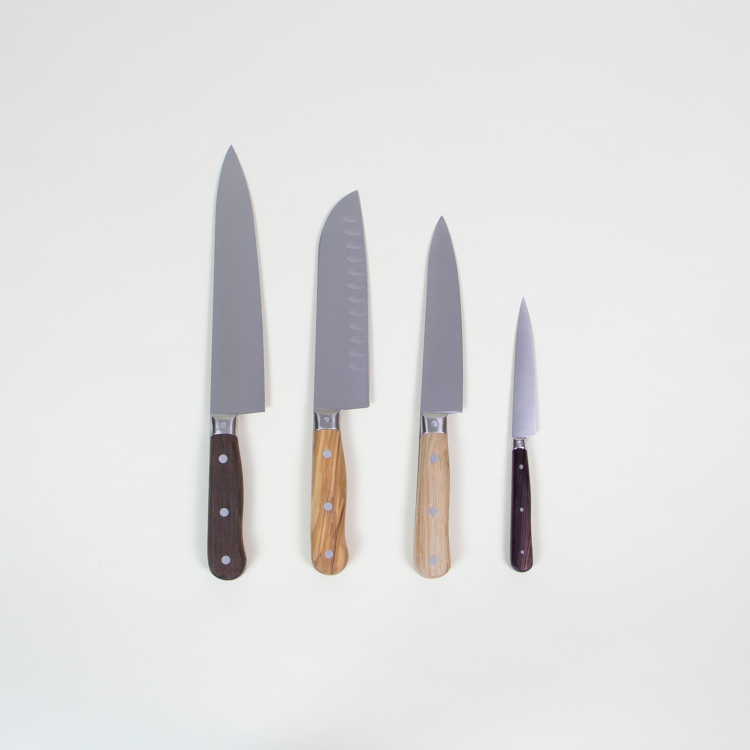 Monzo Wood Knife Set - Set of 4