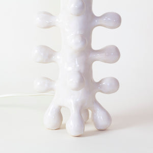 Porcelain Knob Lamp by Sarah Mijares Fick