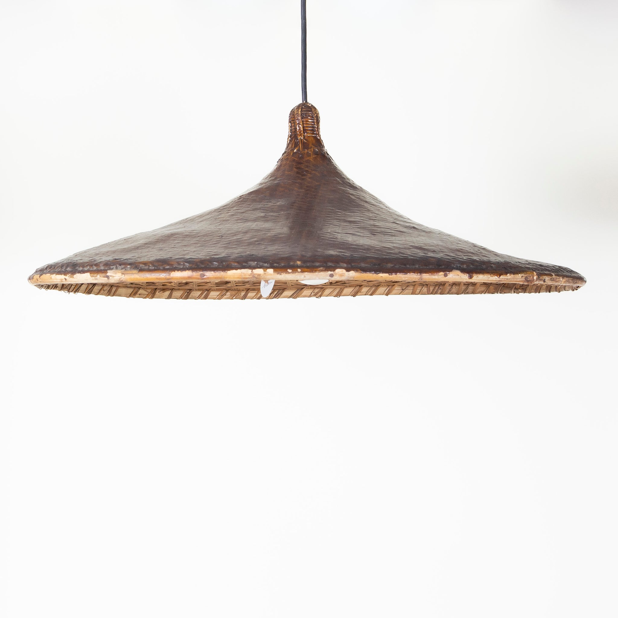 Vintage Chinese Hats turned into Pendant lights