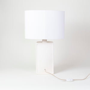 White Ceramic Lamp No. 2 | Quluzeh Designs