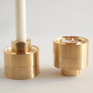Brass Stacking Candle Holder