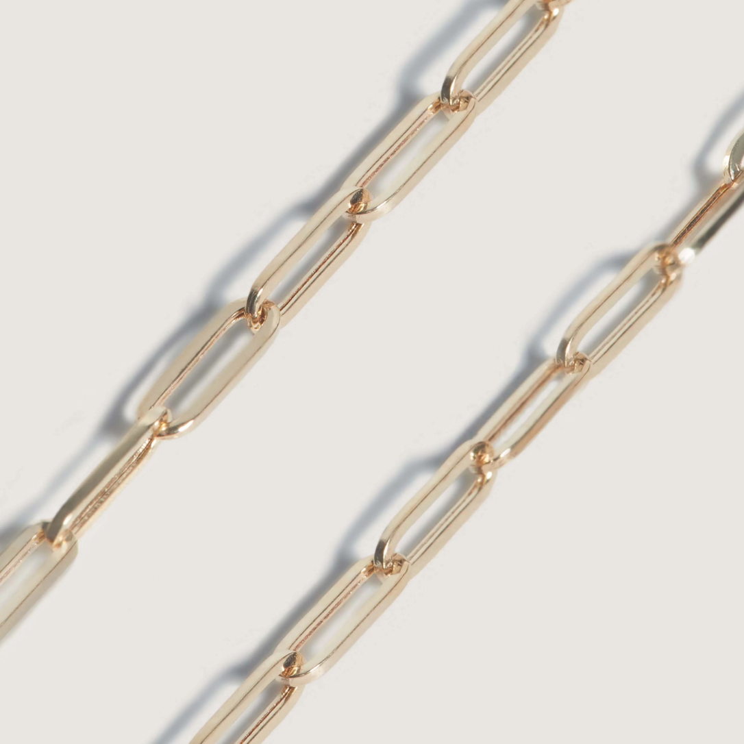 Kinn 14k Gold Petite Link Chain Necklace | 18"