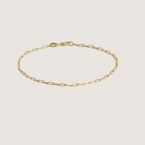 Kinn 14k Gold Micro Link Chain Bracelet