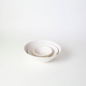 Grayson Nesting Bowls | White