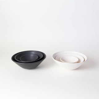 Grayson Nesting Bowls | White + Black